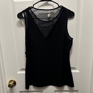Banana Republic Black Sleeveless Blouse